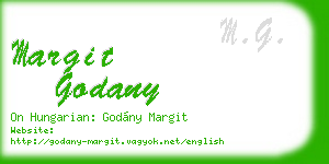 margit godany business card